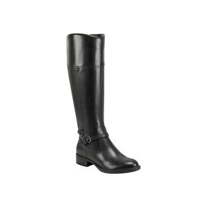 EASY SPIRIT Womens Black Removable Footbed Double Panels Leigh Riding Boot 5 M